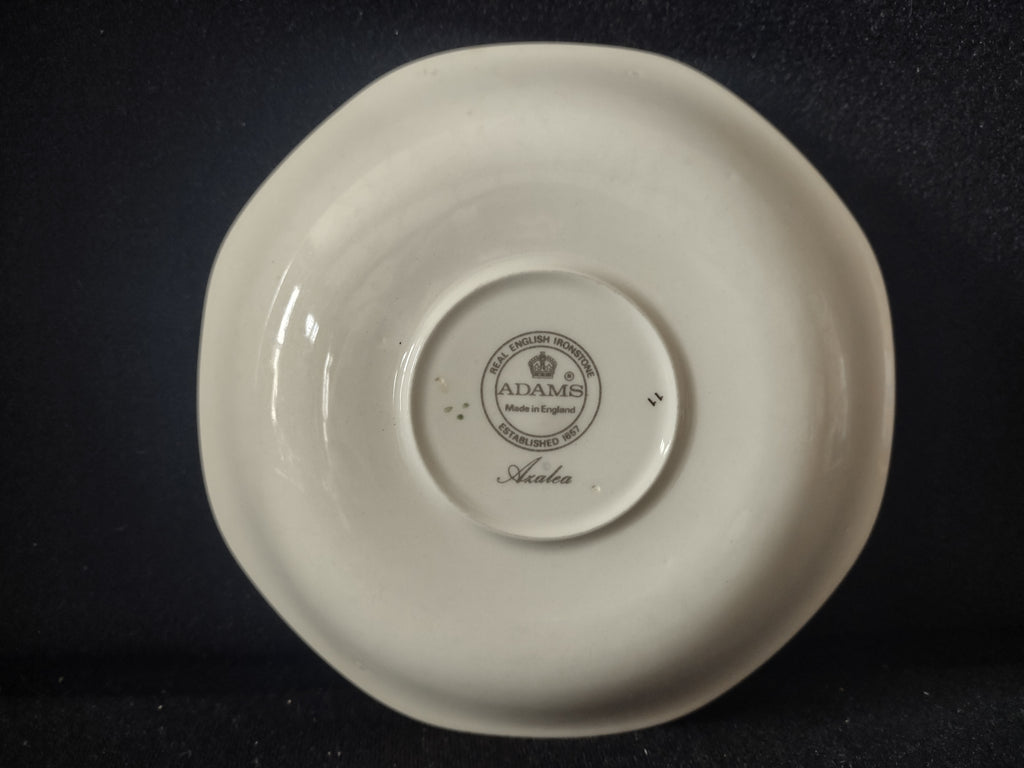 Vintage Adams Azalea Cup and Saucer Set Real English Ironstone England [6023]