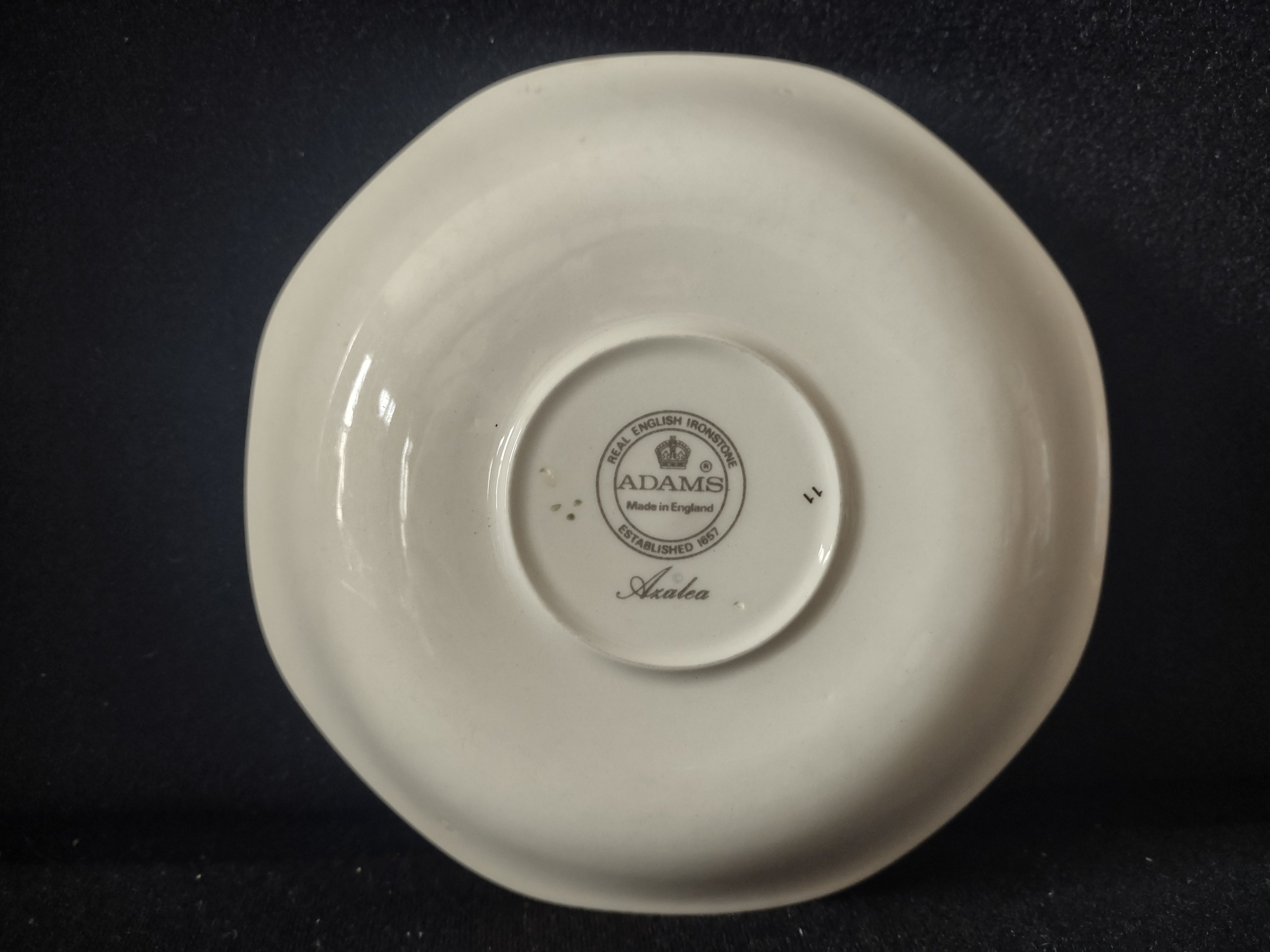 Vintage Adams Azalea Cup and Saucer Set Real English Ironstone England [6023]