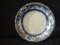 Vintage Wedgwood Phoebe Flow Blue Gold Trim Transferware Serving Dish England [6025]