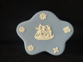Vintage Wedgwood Blue Jasperware Star Trinket Box Classical Figures Cherubs [6027]