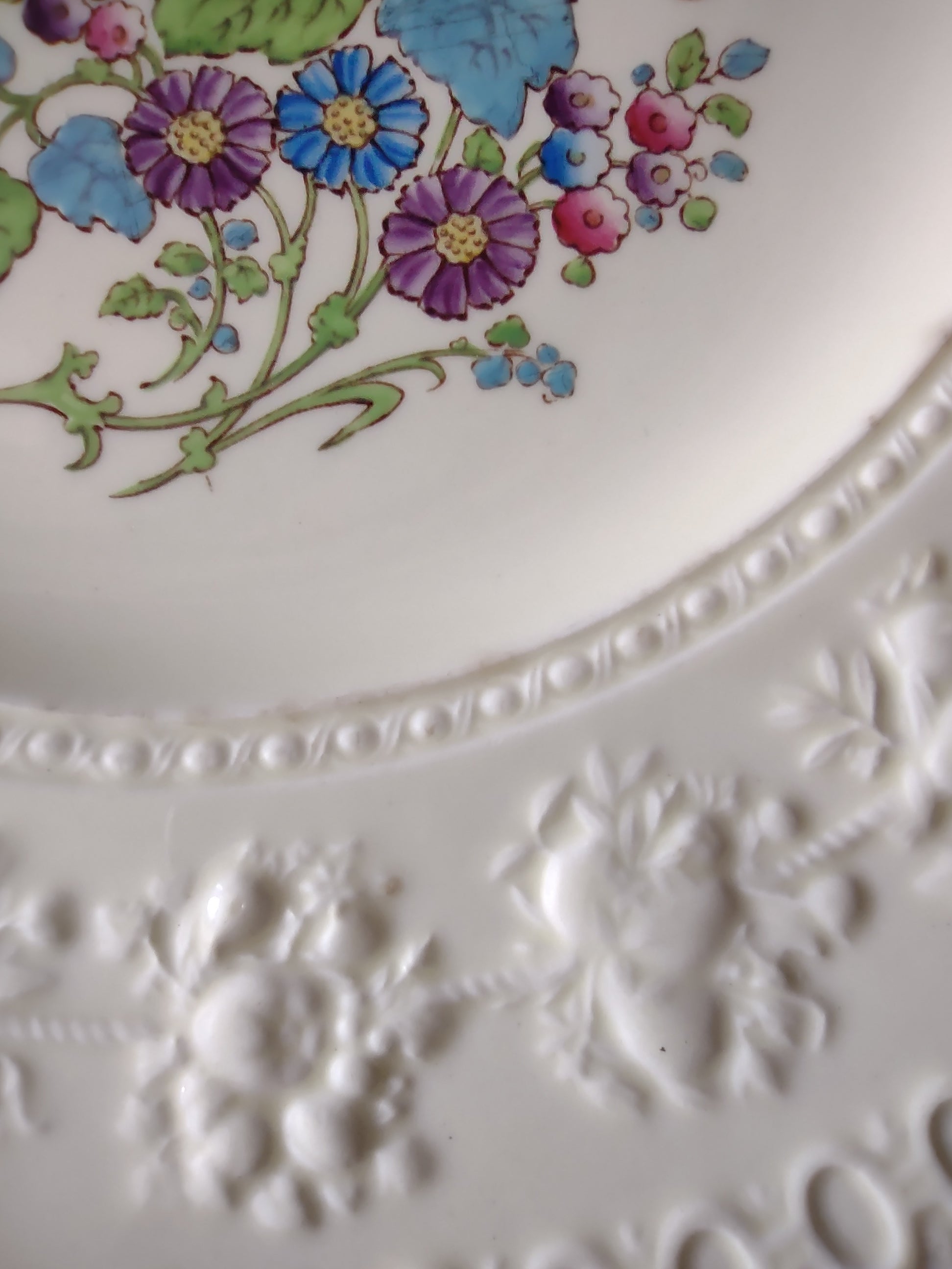 Vintage Wedgwood Wellesley Montreal Dinner Plate England Cottagecore [6047]