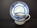 Vintage Ivanhoe Cup and Saucer Set Blue White Floral England Cottagecore [5922]