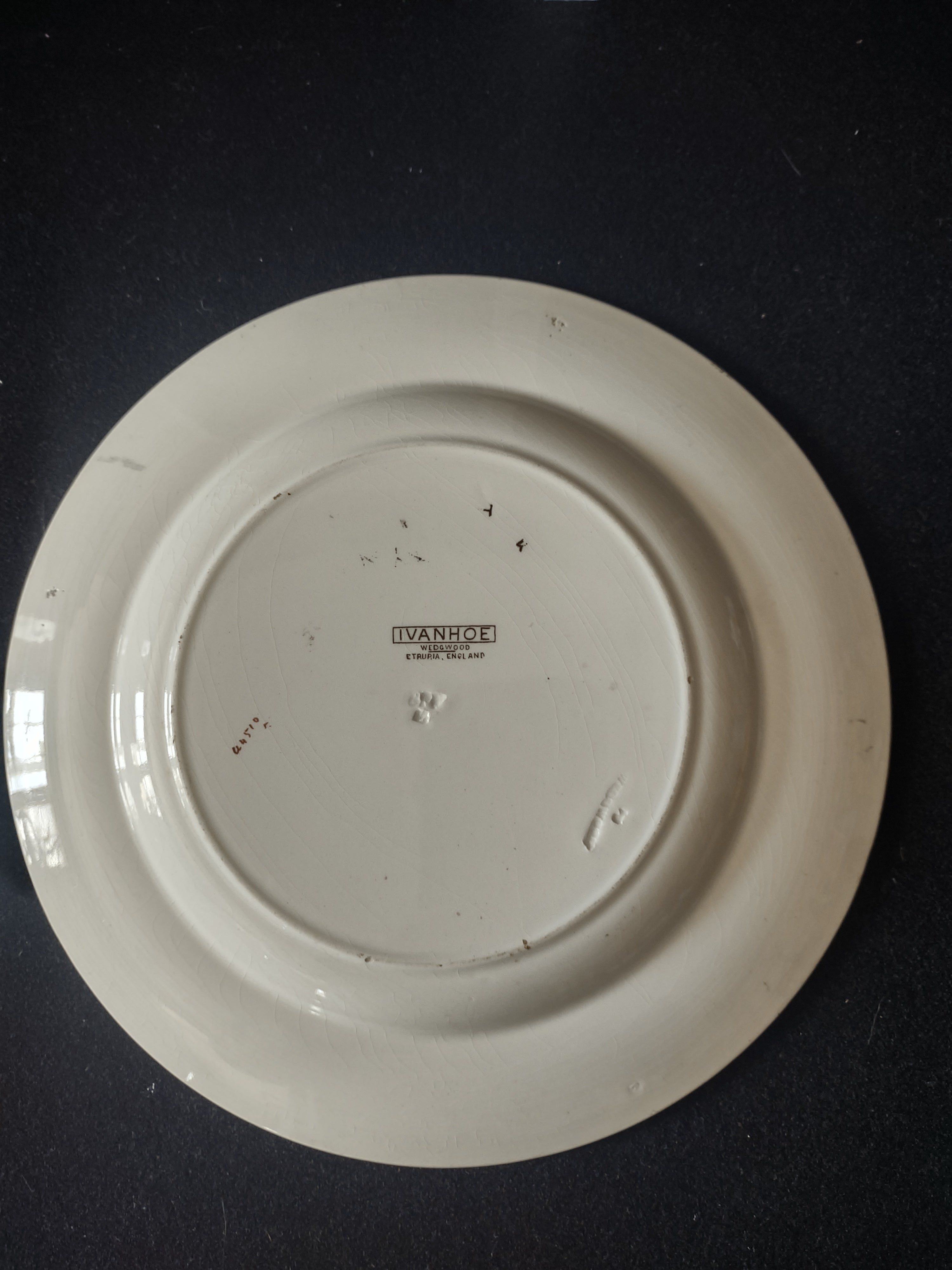 Vintage Wedgwood Ivanhoe Dinner Plate Ironstone England [6049]