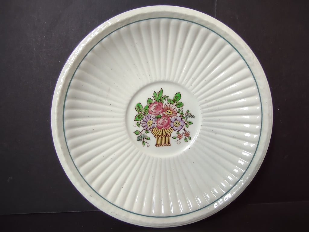 Vintage Wedgwood Belmar Flower Basket Saucer Barlaston England [6088]