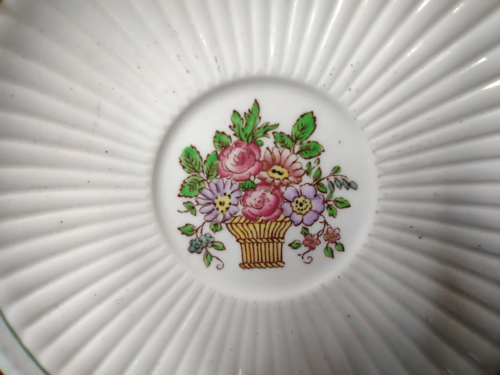 Vintage Wedgwood Belmar Flower Basket Saucer Barlaston England [6088]