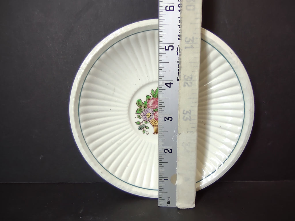 Vintage Wedgwood Belmar Flower Basket Saucer Barlaston England [6088]