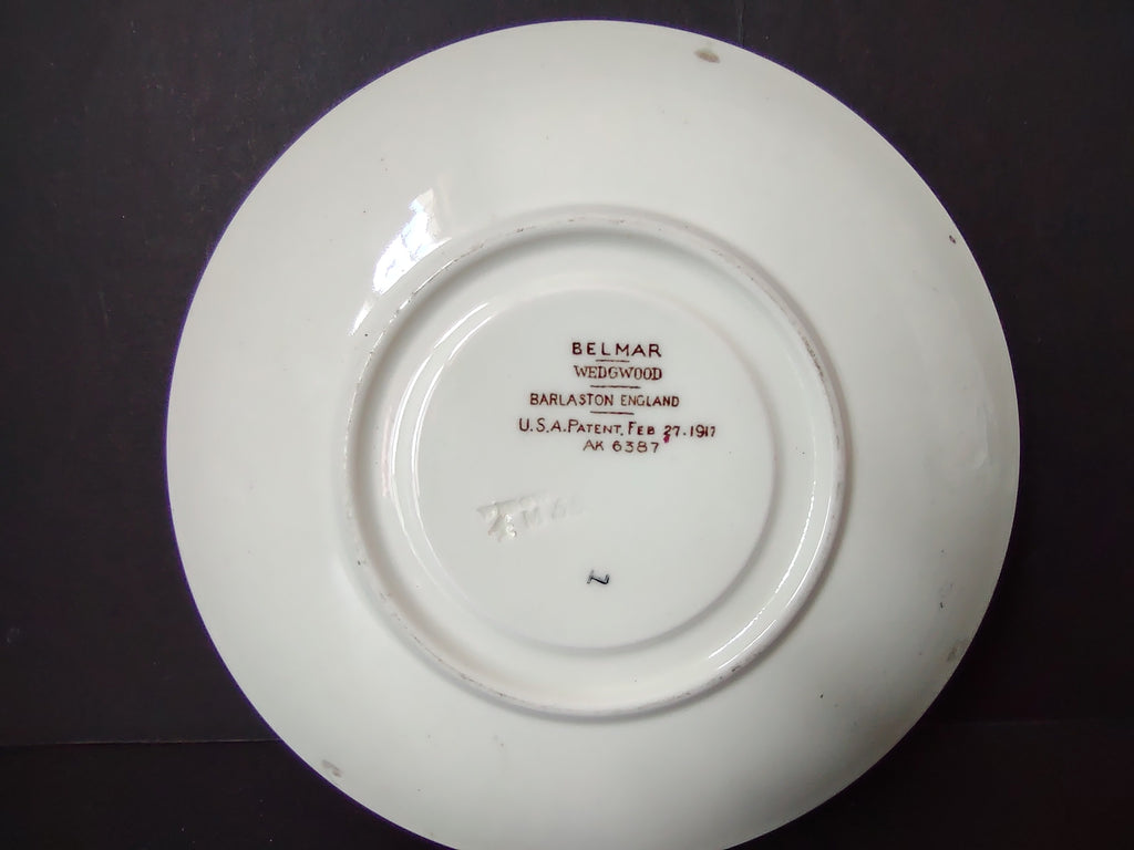 Vintage Wedgwood Belmar Flower Basket Saucer Barlaston England [6088]