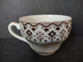 Vintage Wedgwood & Co Lille Brown Transferware Teacup Enoch Wedgwood [6078]