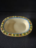 Vintage Adams Titian Ware Della Robbia Oval Serving Bowl Ironstone England [6053]