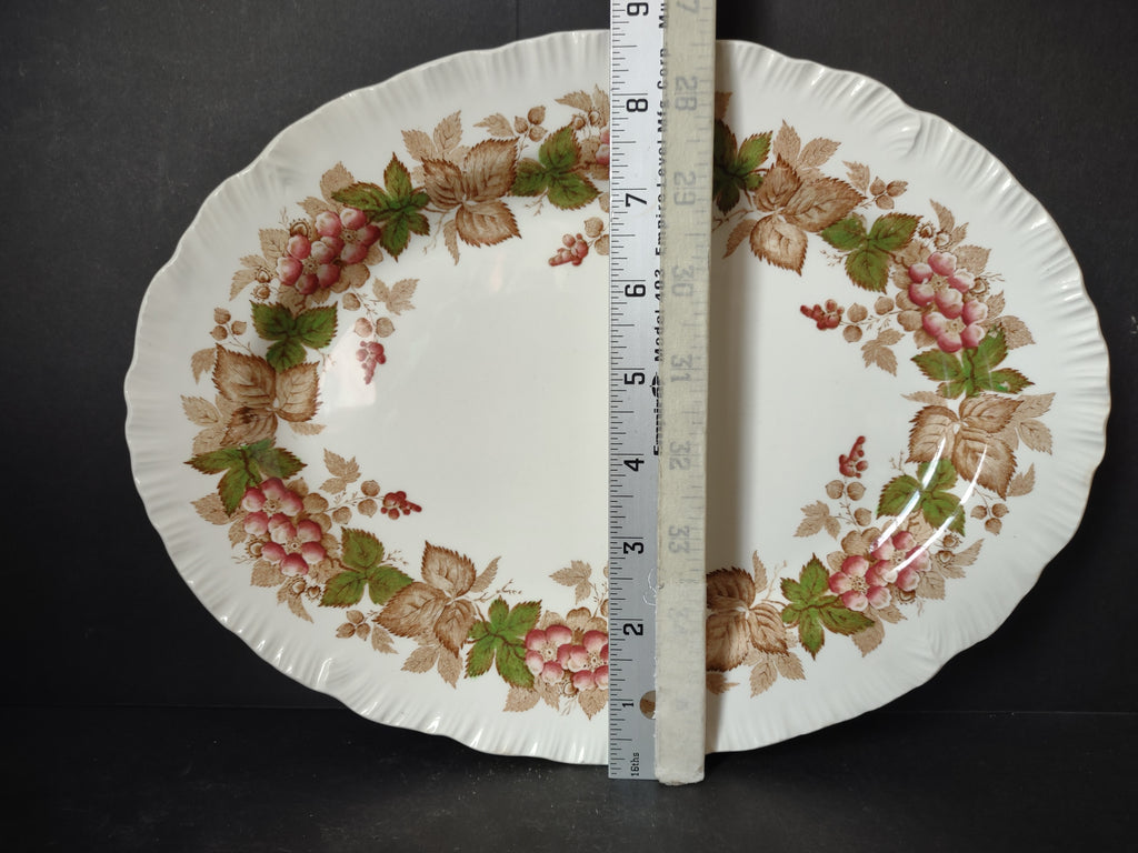 Vintage Wedgwood Wildbriar Oval Serving Platter Wildbtiar England [6055]