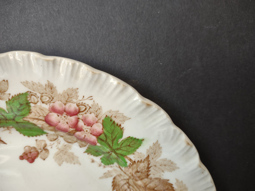 Vintage Wedgwood Wild Briar Lunch Plate x 6 Etruria Barlaston England [6058]