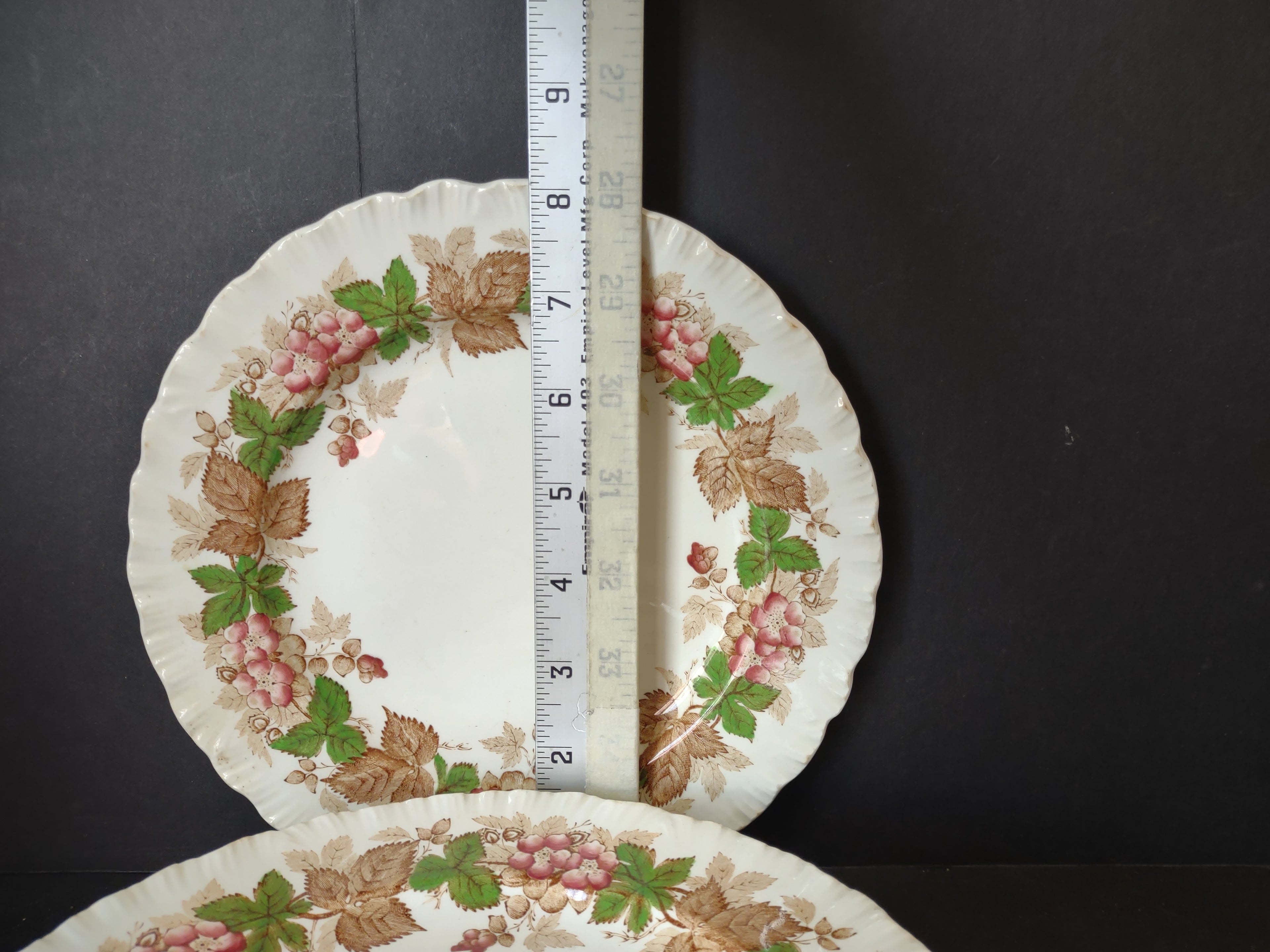 Vintage Wedgwood Wild Briar Lunch Plate x 6 Etruria Barlaston England [6058]