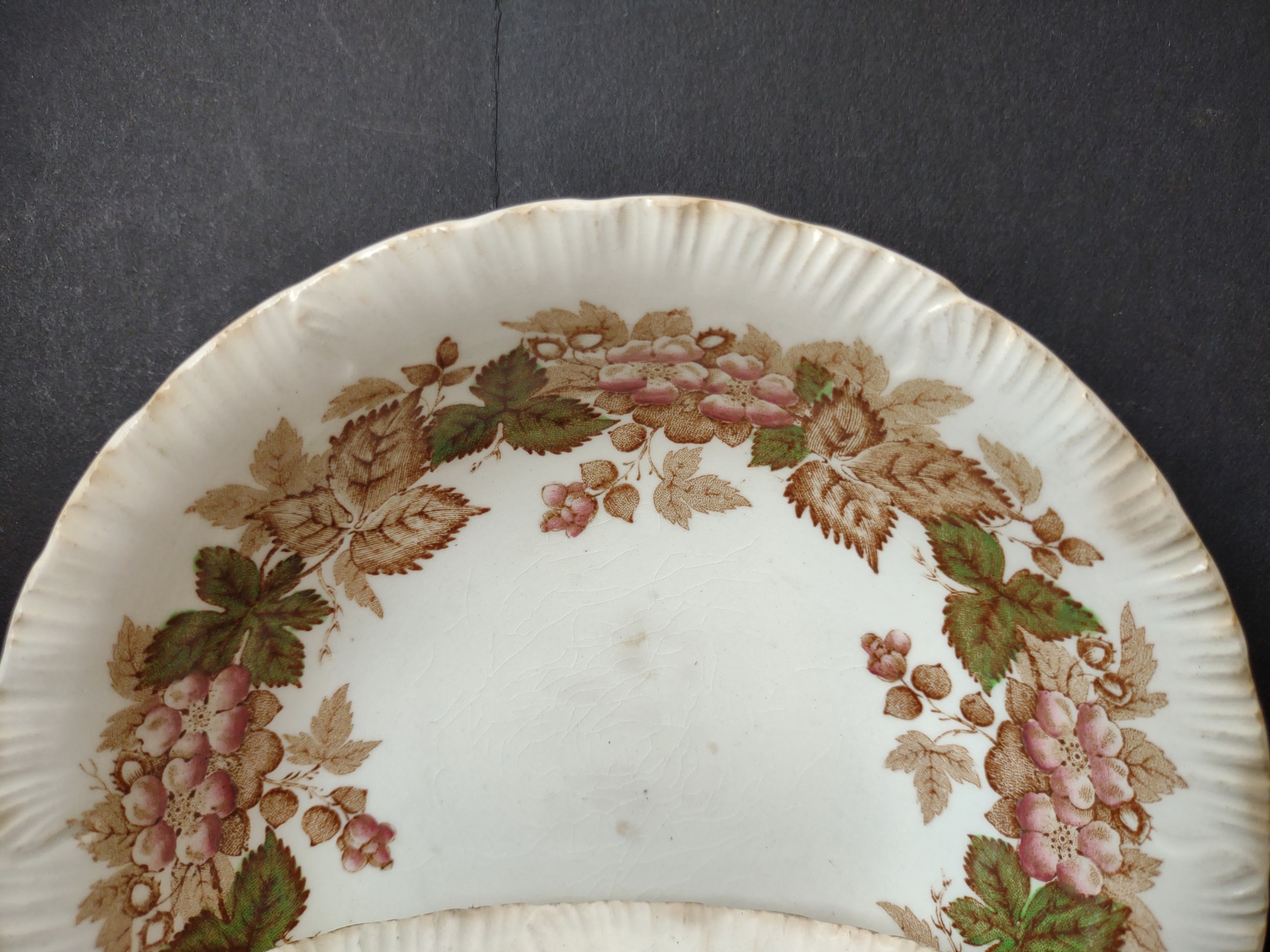 Vintage Wedgwood Wildbriar Cereal Berry Bowls Set of 4 England [6060]