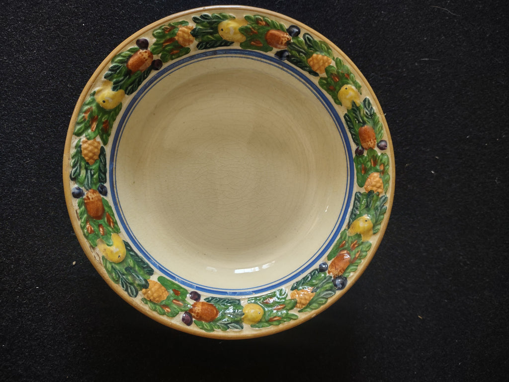 Vintage Adams Titian Ware Della Robbia Fruit Bowls Set of 2 [6062]