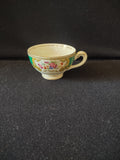 Vintage Myott The Bouquet Green Teacup England [6101]
