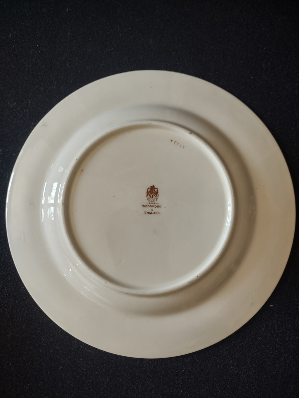 Vintage Wedgwood England Bone China Pink Rose Dinner Plate [6102]