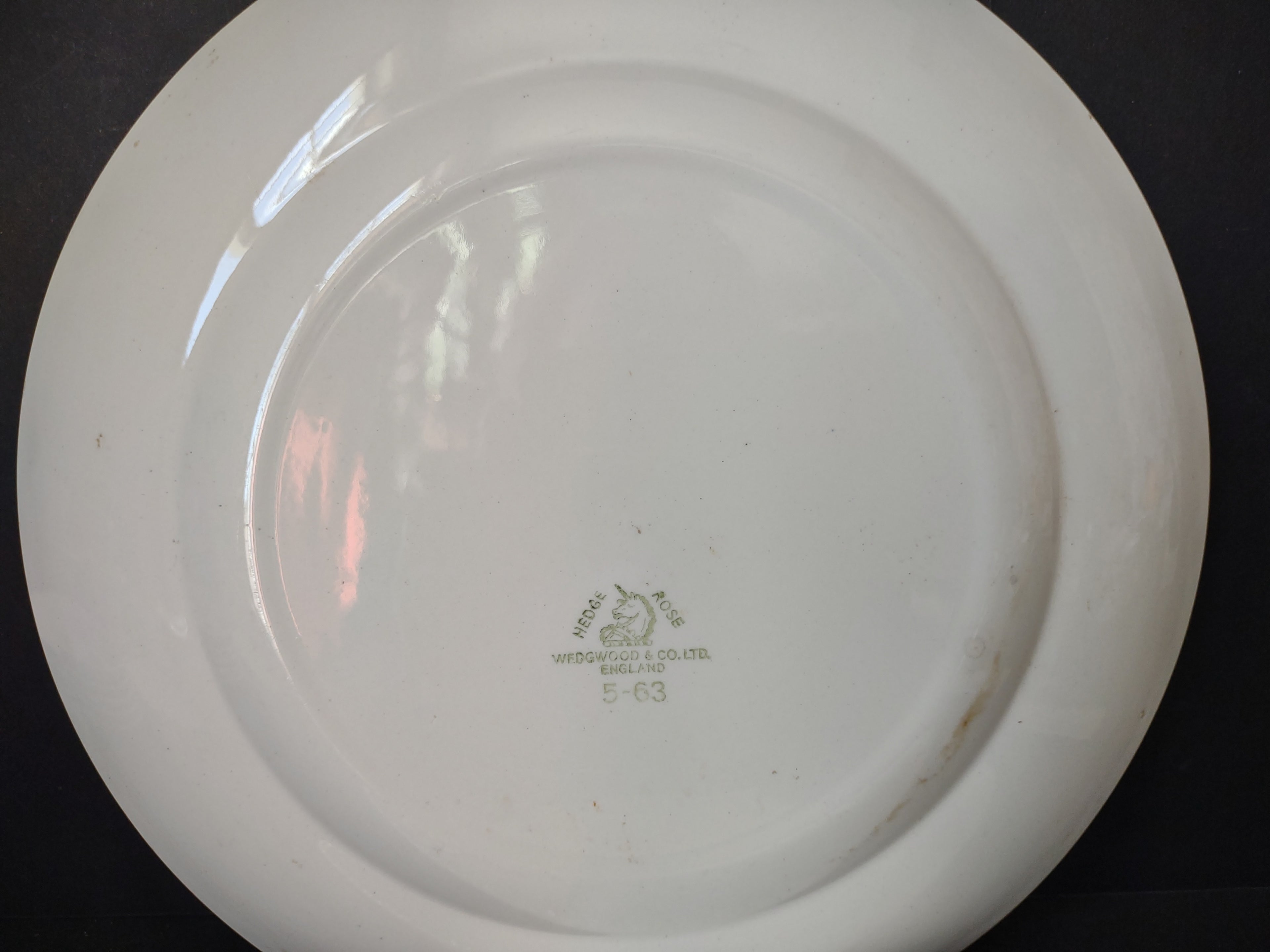 Vintage Wedgwood & Co Embossed Scroll Dinner Plates Set of 2 [6112]