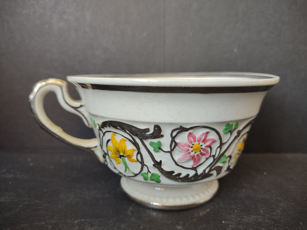 Vintage Wedgwood Patrician Hand Painted Floral Tea Cup Only AS IS [6119]
