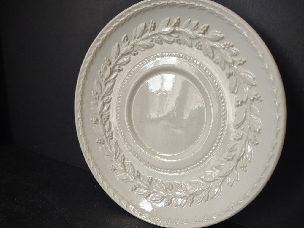 Vintage Wedgwood Embossed Queens Ware Cottagecore Saucer [6170]