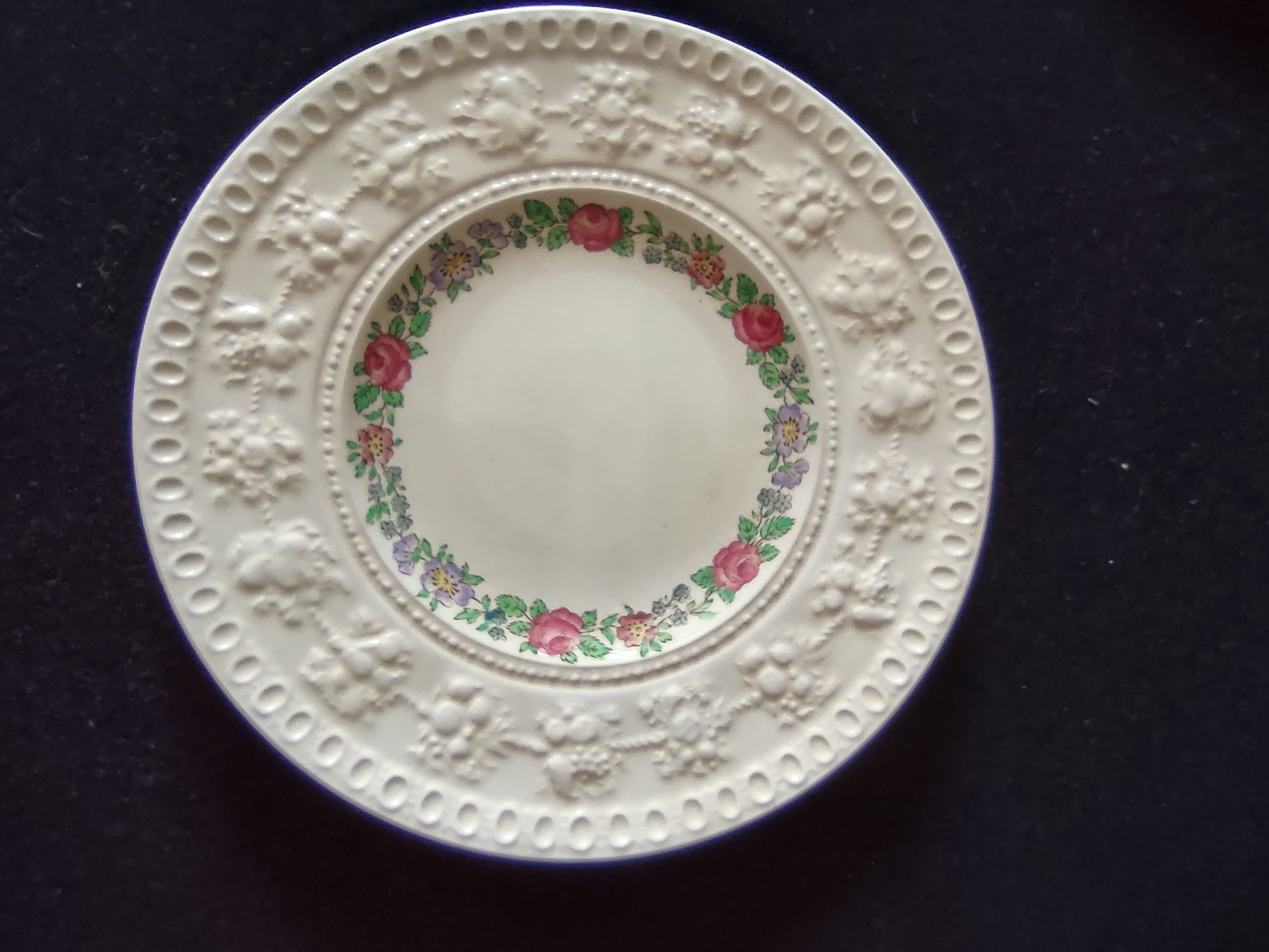 Vintage Wedgwood Balmoral Wellesley Dessert Plates England Set of 3 [6125]