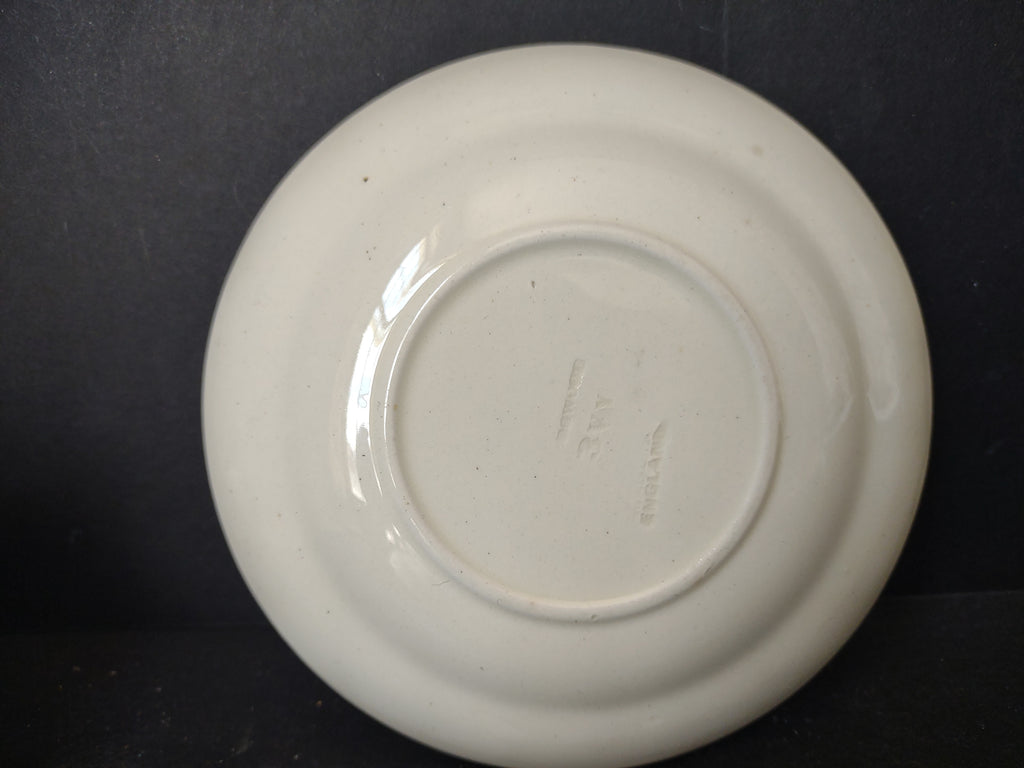 Vintage Wedgwood Etruria England Embossed Grapevine Cup Saucer Set of 2 [6168]