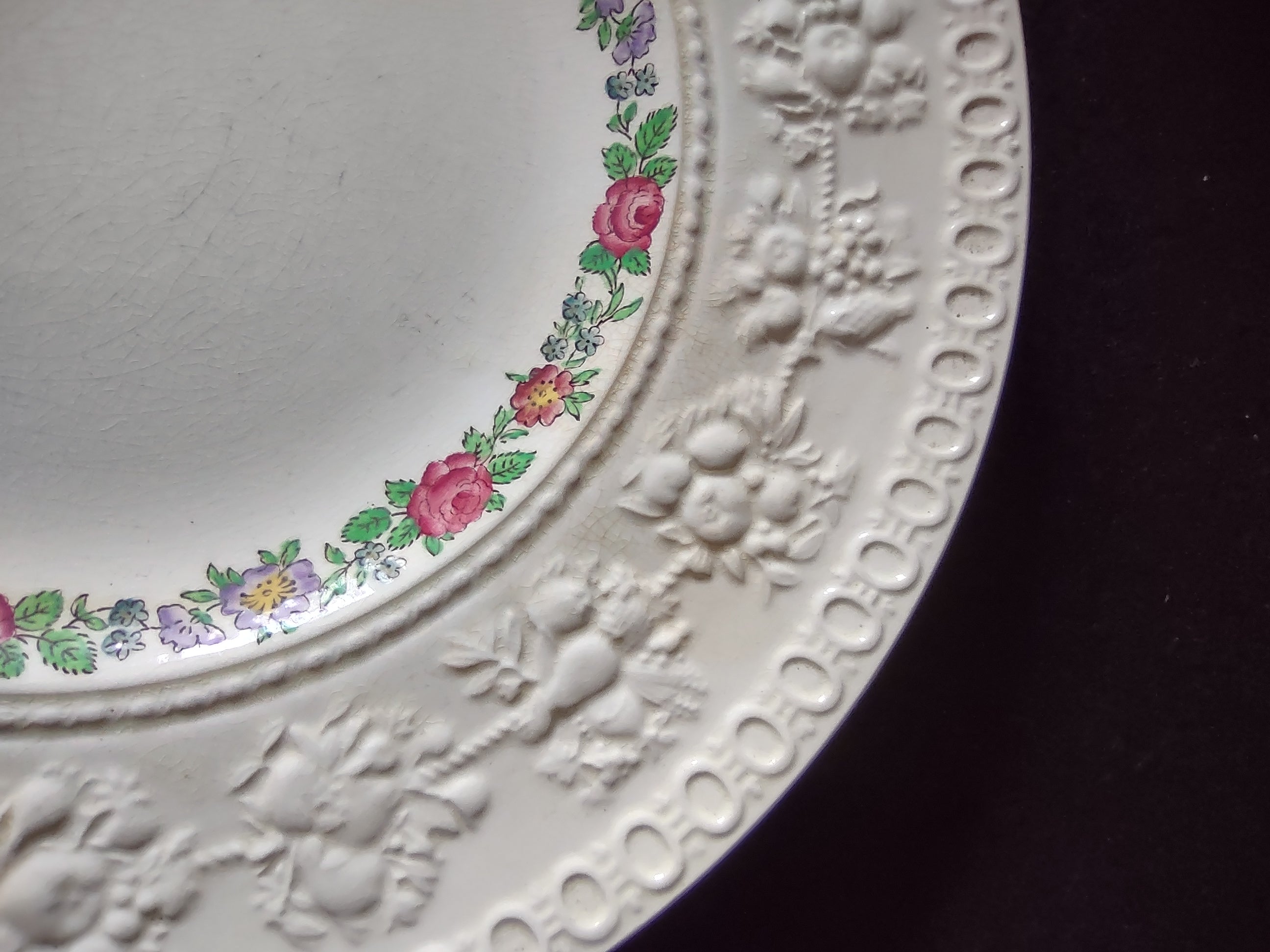 Vintage Wedgwood Wellesley Balmoral Dinner Plates England Set 2 [6127]