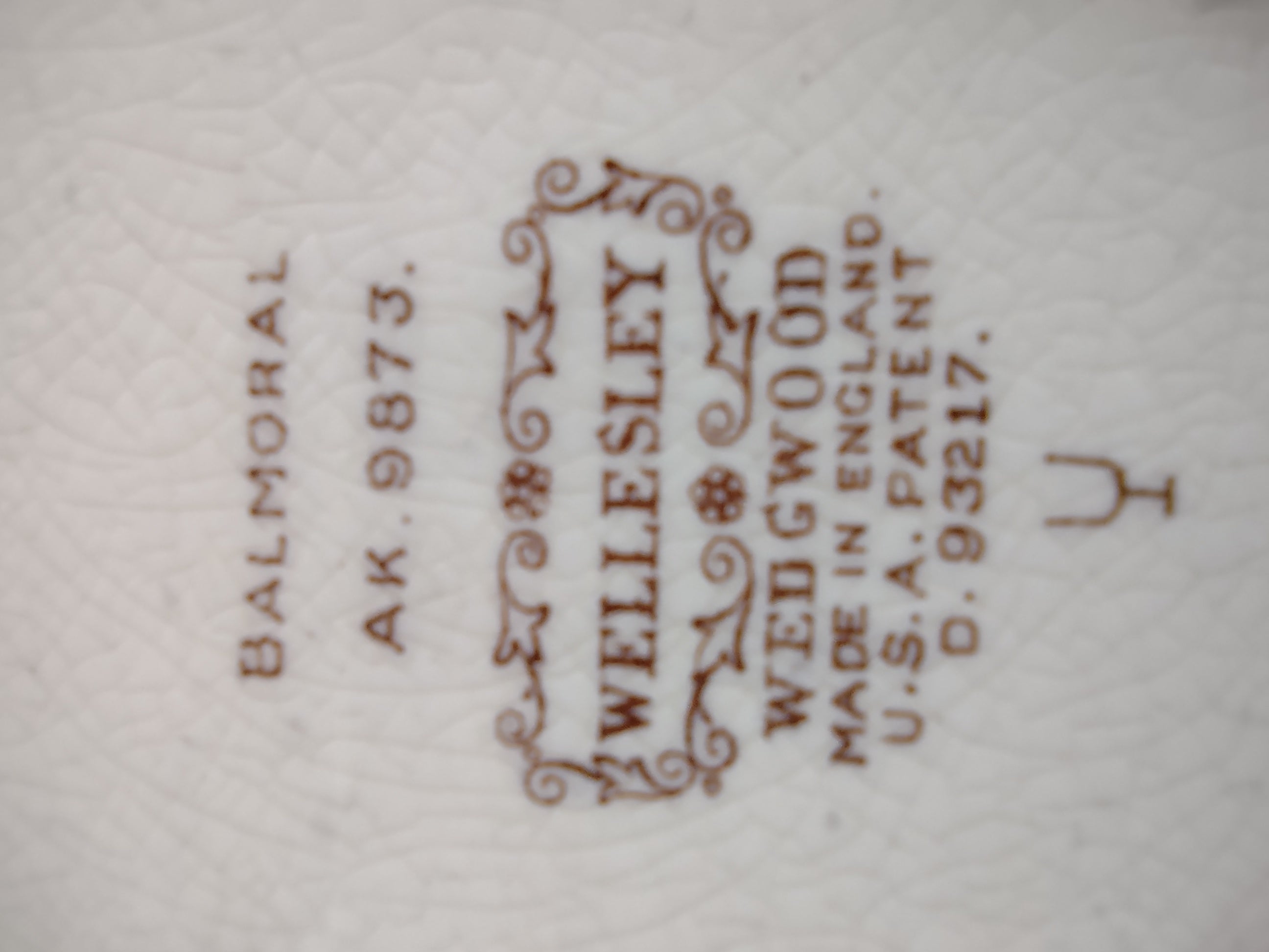 Vintage Wedgwood Wellesley Balmoral Dinner Plates England Set 2 [6127]