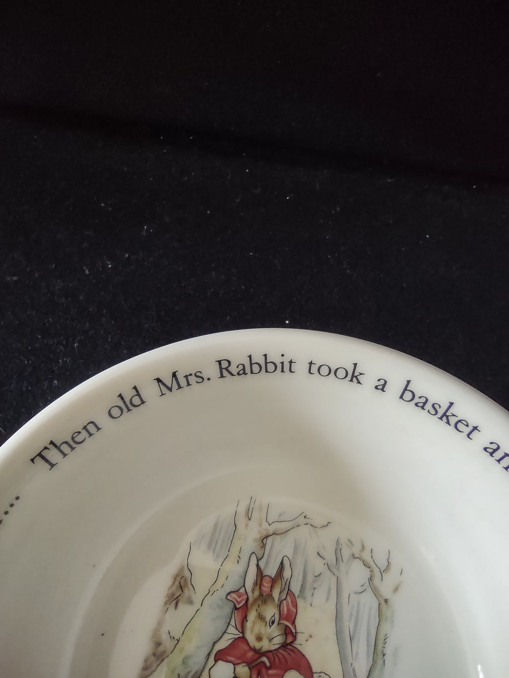 Vintage Wedgwood Peter Rabbit Bowl Etruria Barlaston England [6129]