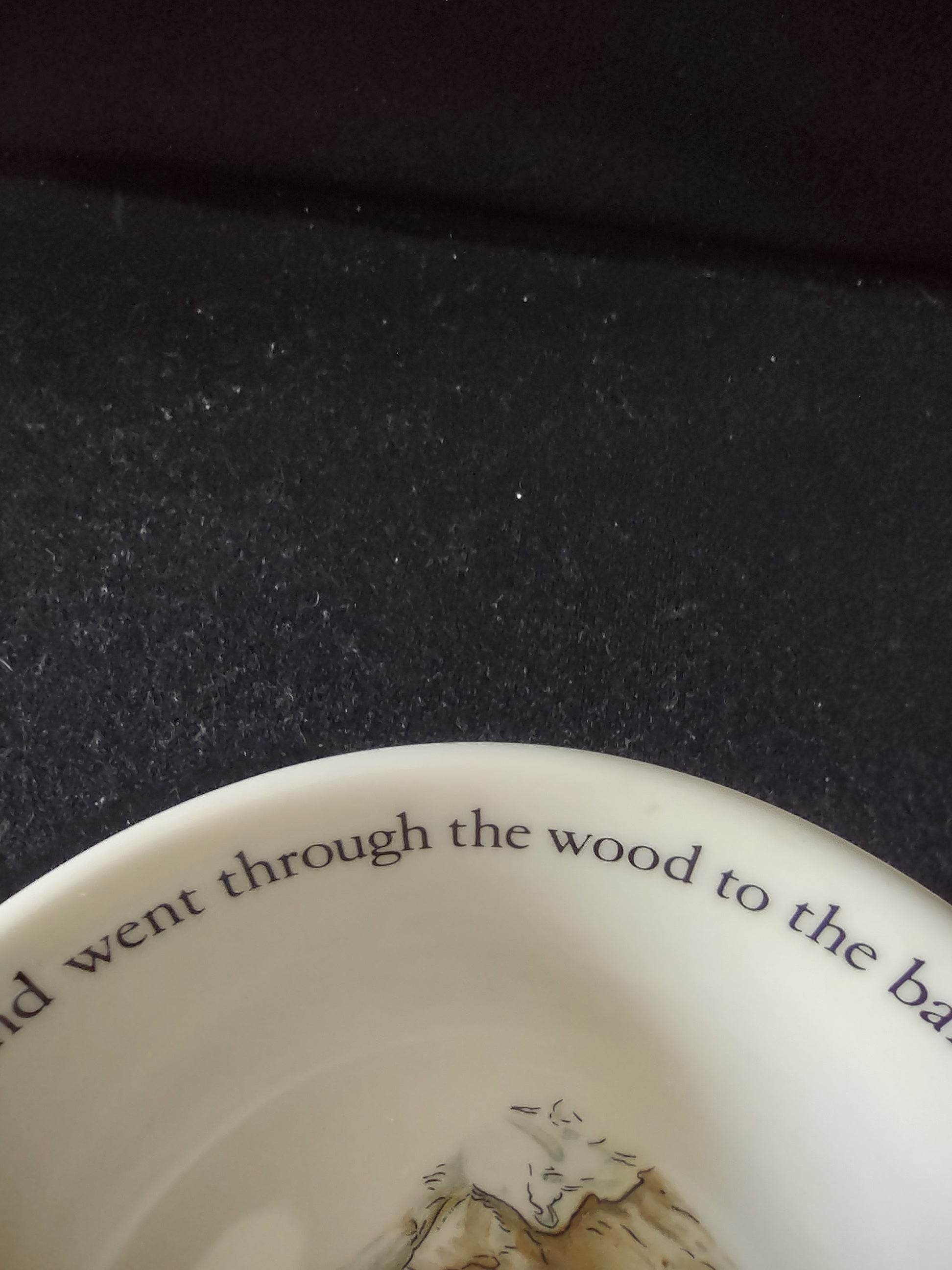Vintage Wedgwood Peter Rabbit Bowl Etruria Barlaston England [6129]