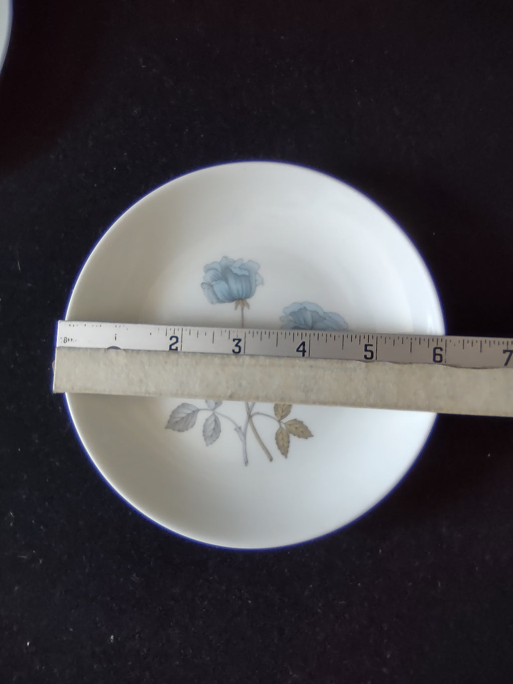 Vintage Wedgwood Ice Rose Bread Butter Plate Set of 2 England [6131]