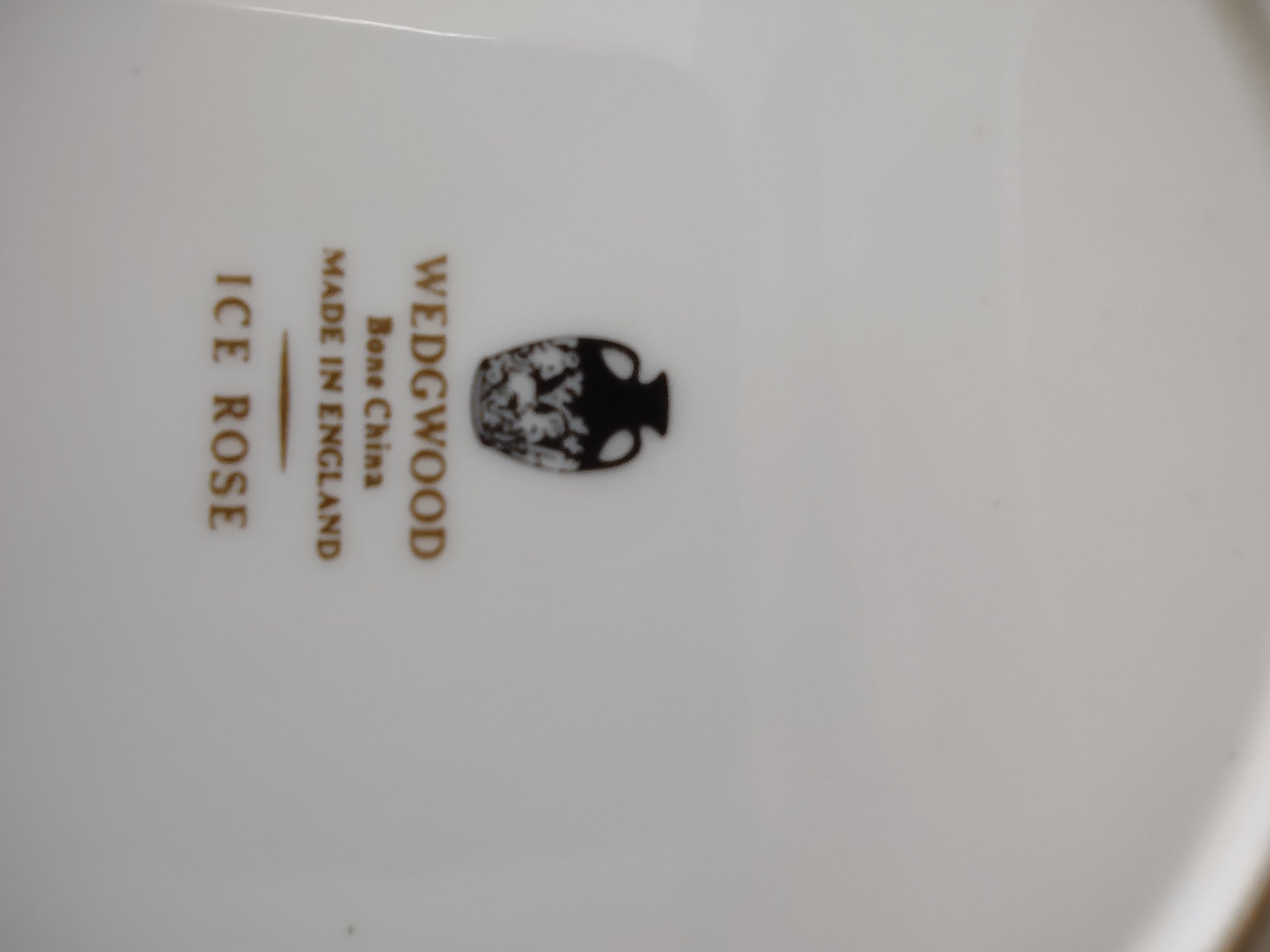 Vintage Wedgwood Ice Rose Bread Butter Plate Set of 2 England [6131]