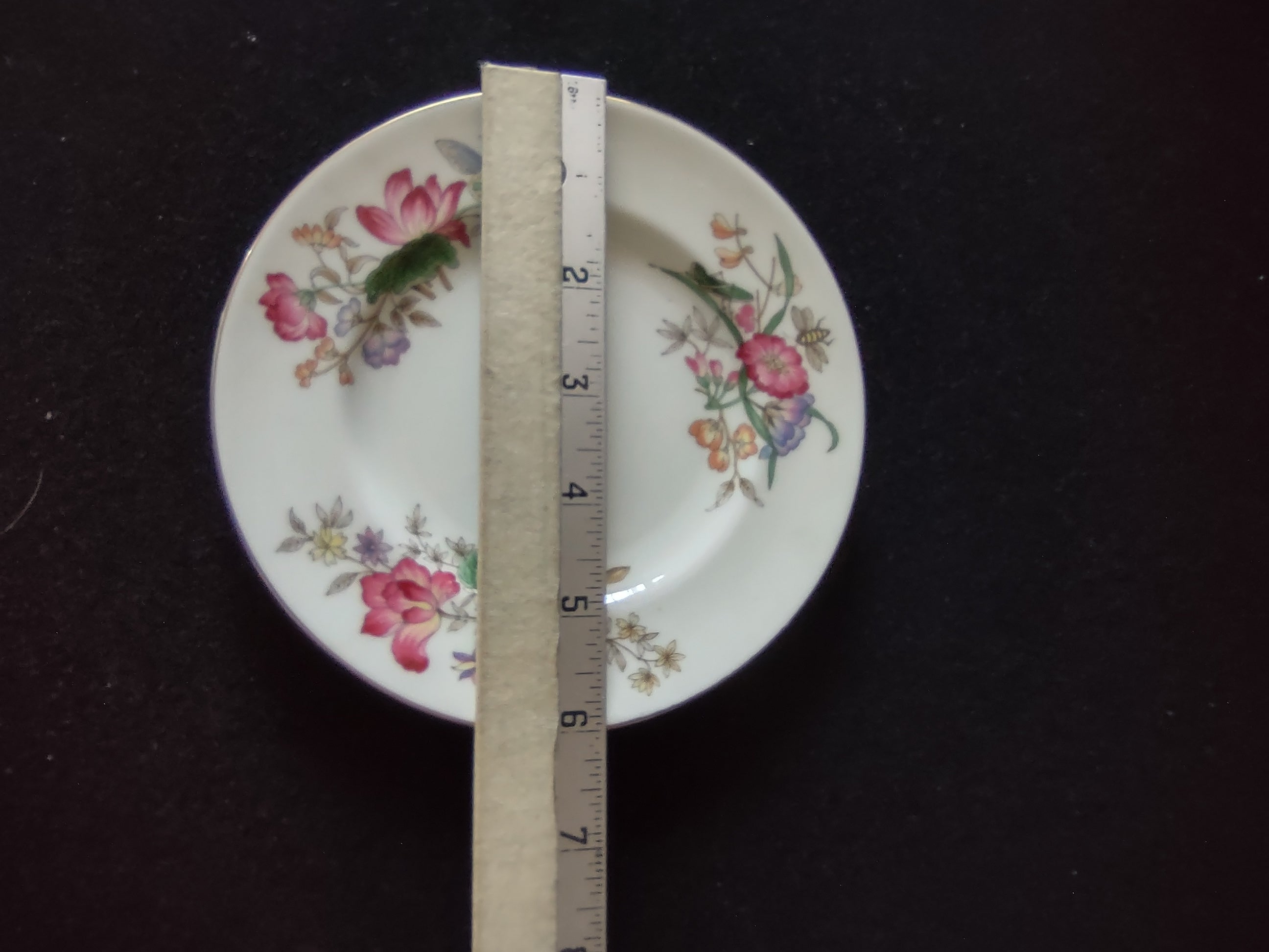 Vintage Wedgwood Sandon Bread Butter Plate Bone China Butterfly England [6135]