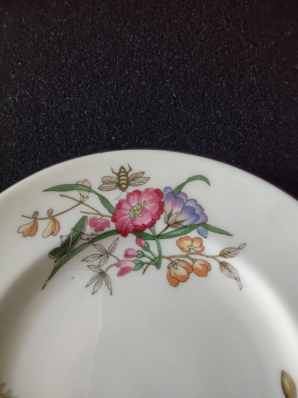 Vintage Wedgwood Sandon Bread Butter Plate Bone China Butterfly England [6135]