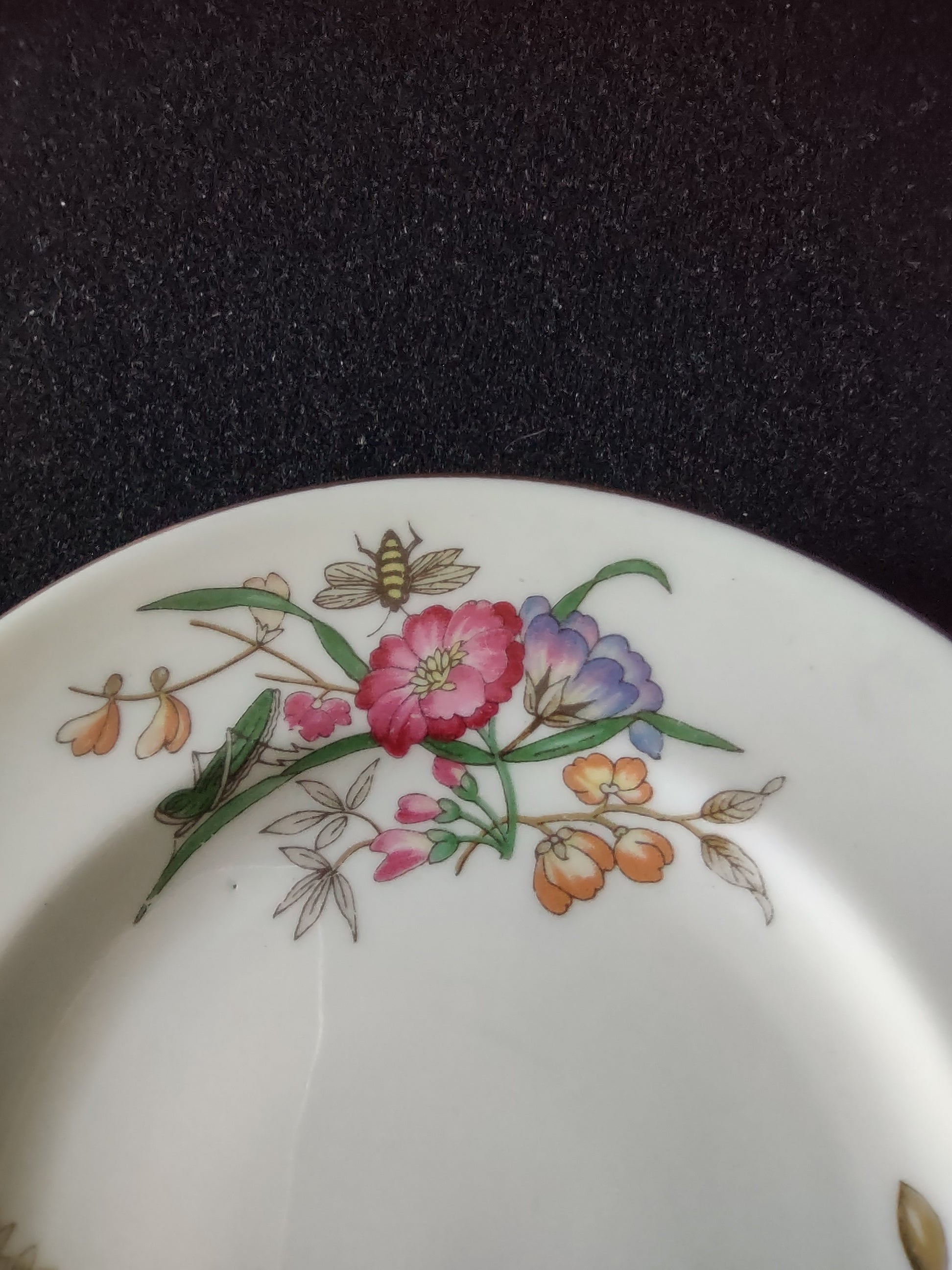 Vintage Wedgwood Sandon Bread Butter Plate Bone China Butterfly England [6135]