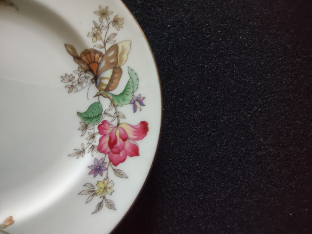 Vintage Wedgwood Sandon Bread Butter Plate Bone China Butterfly England [6135]