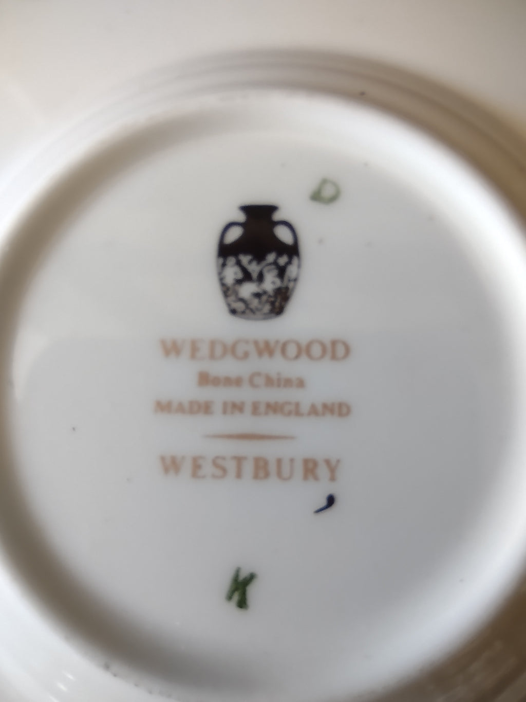 Vintage Wedgwood Westbury Saucer Bone China Floral England [6137]