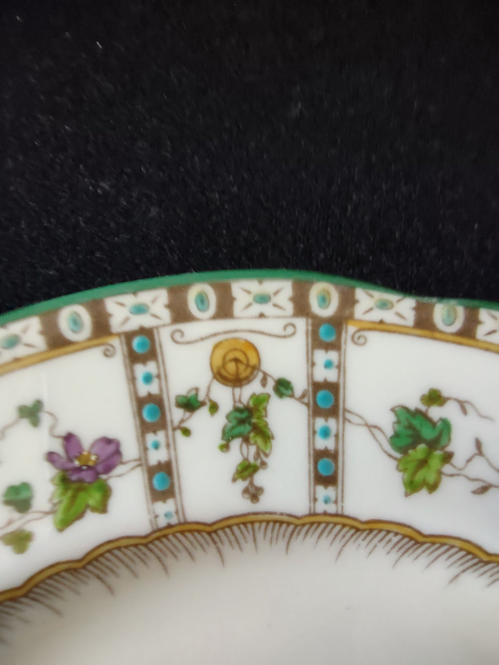 Vintage Wedgwood Dinner Plate Bone China Rose Botanical England Set of 3 [6144]