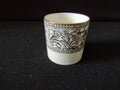 Vintage Wedgwood Florentine Coffee Cup Griffin Dragon Bone China England [6145]