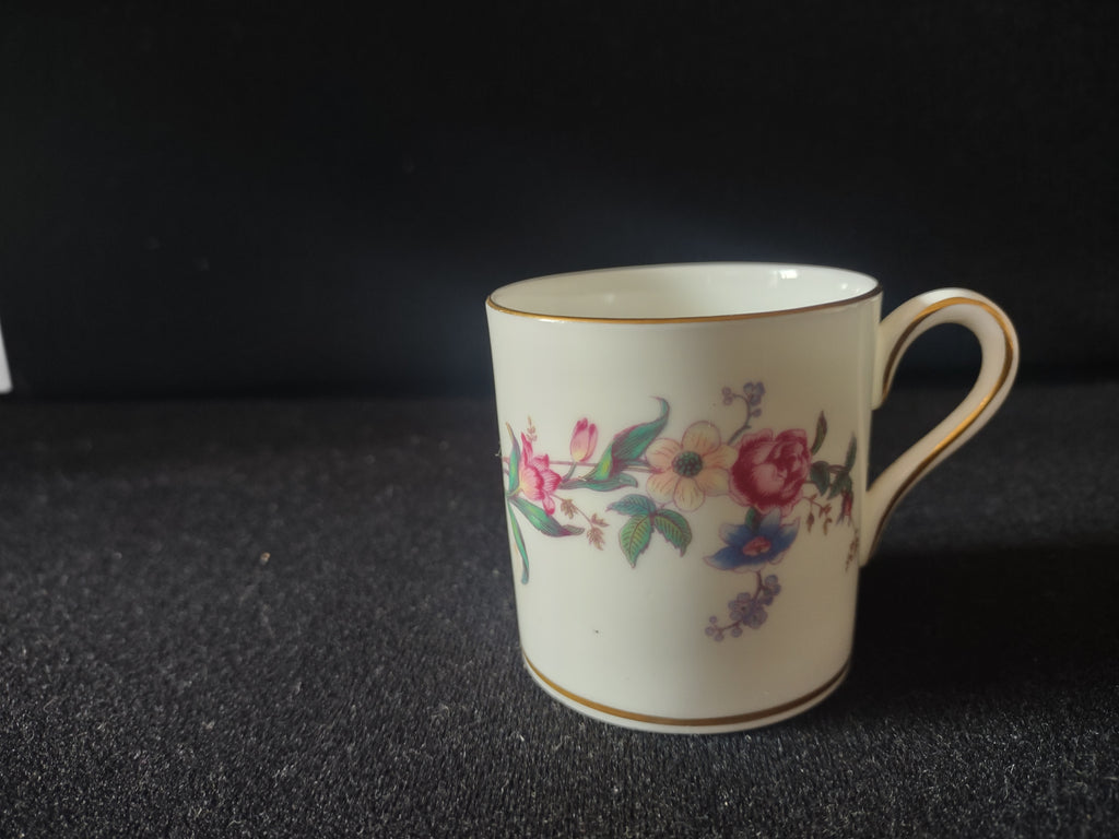 Vintage Wedgwood Devon Sprays Demitasse Cup Bone China England [6147]