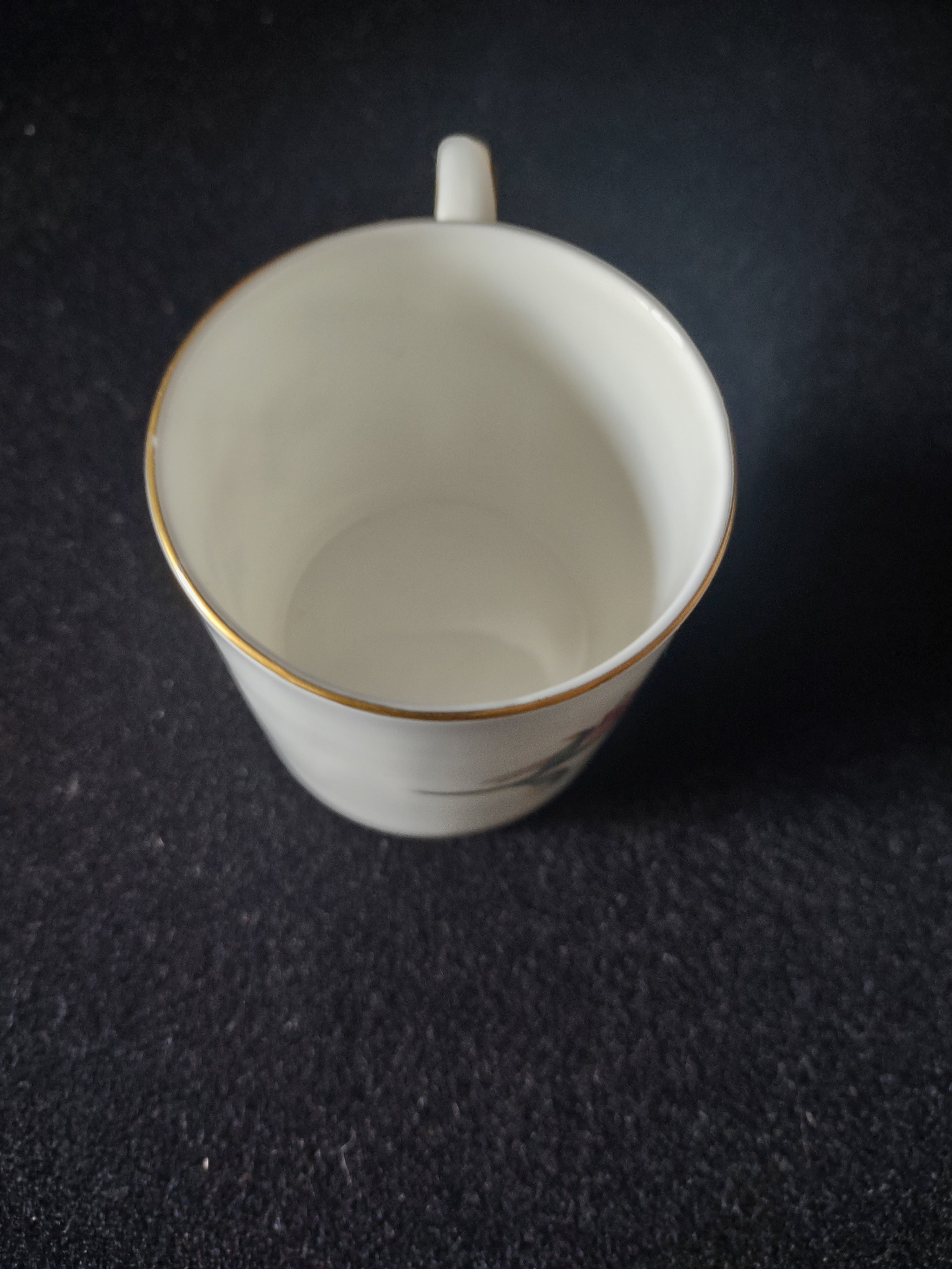 Vintage Wedgwood Devon Sprays Demitasse Cup Bone China England [6147]