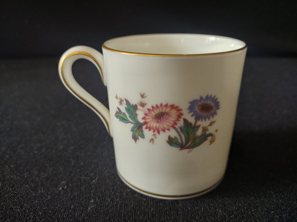 Vintage Wedgwood Devon Sprays Demitasse Cup Bone China England [6147]