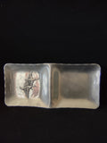 Vintage Wendell August Forge Hammered Aluminum Divided Tray Flying Geese [6171]