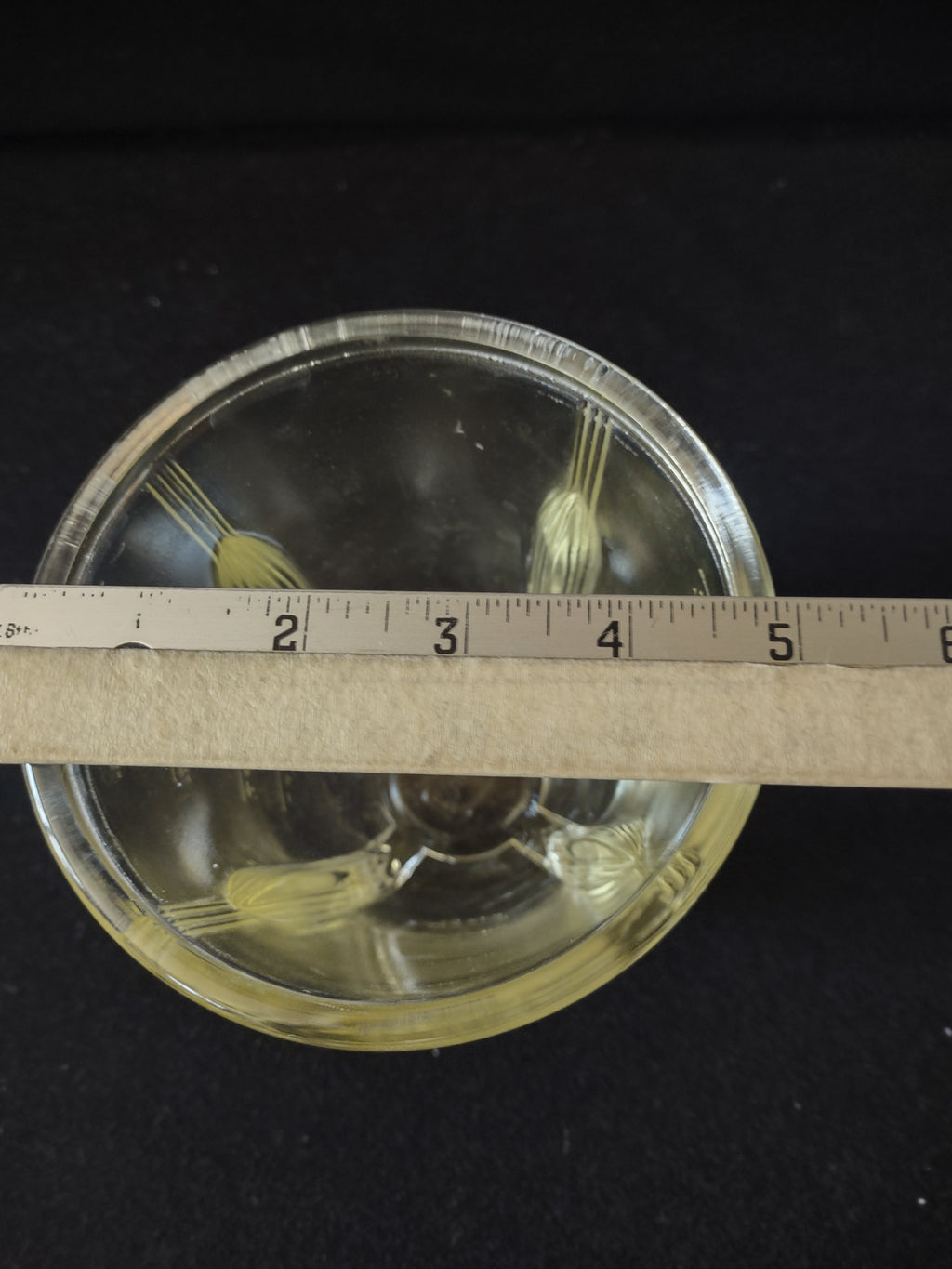 Vintage Glasbake Glass Blender Jar Measuring Cup Footed Base [6172]