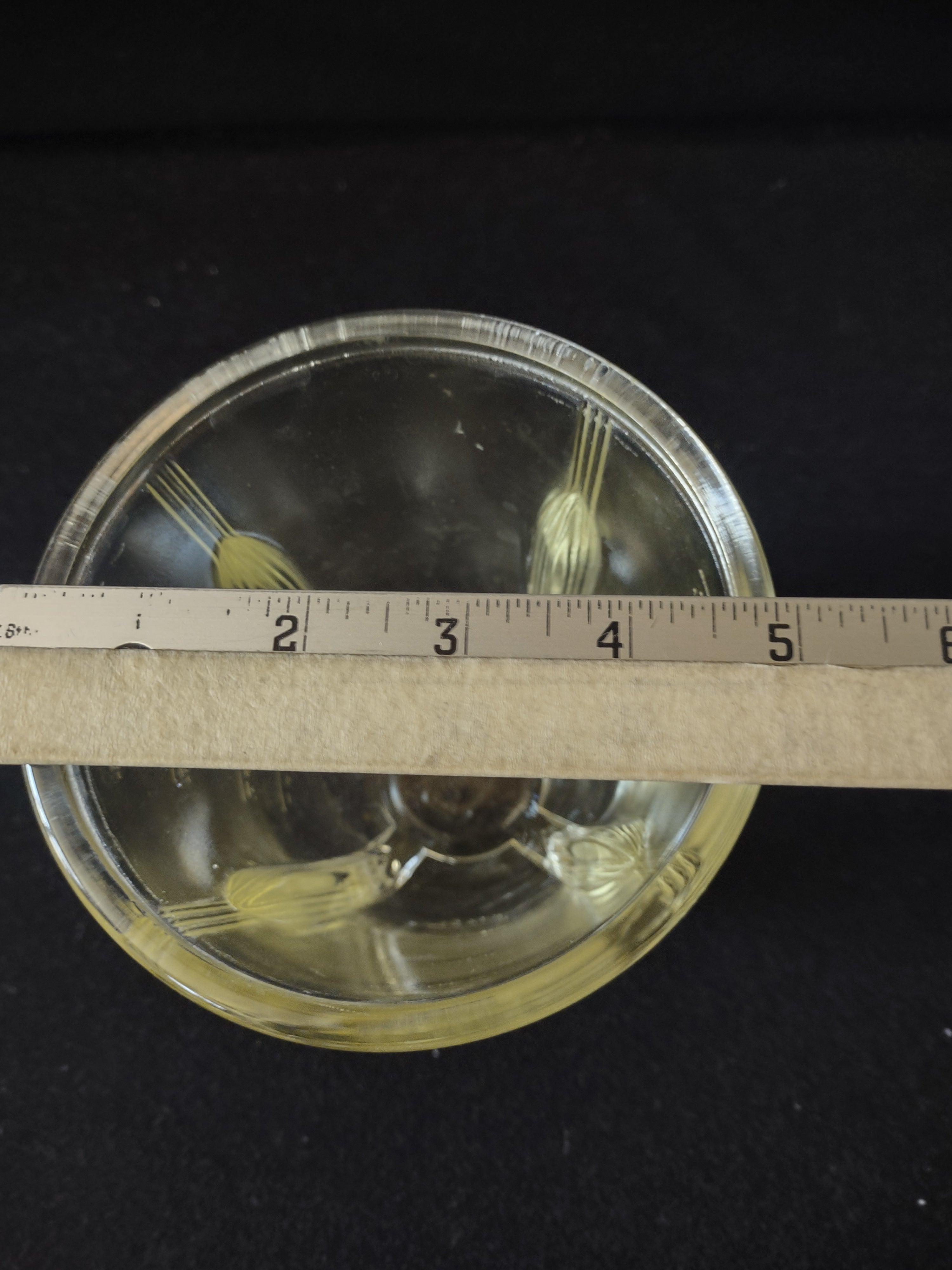 Vintage Glasbake Glass Blender Jar Measuring Cup Footed Base [6172]