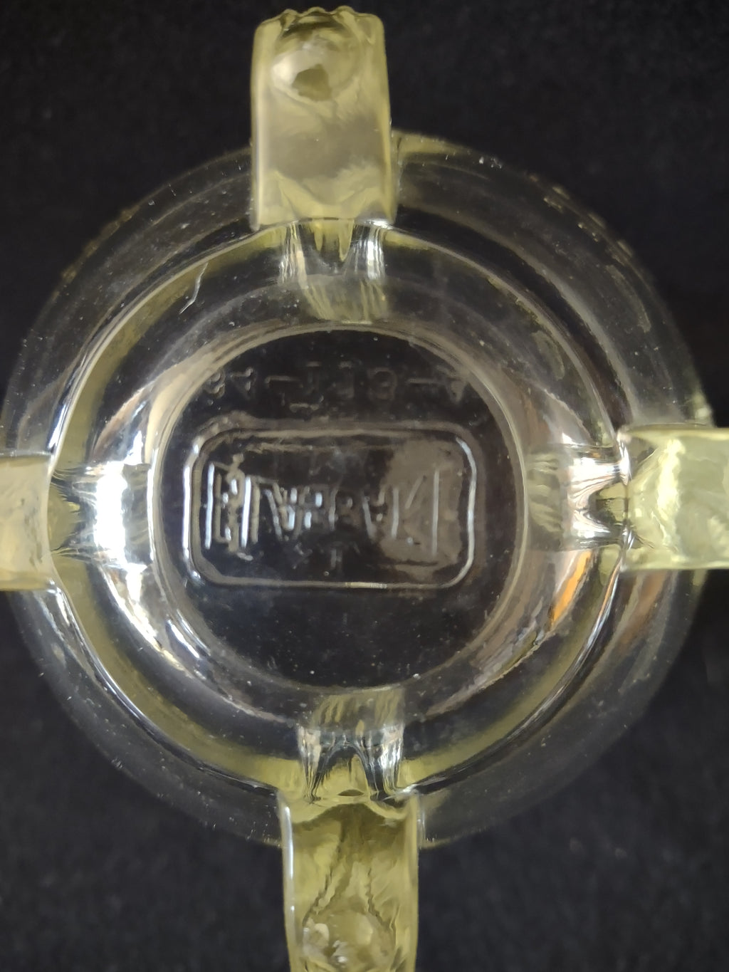Vintage Glasbake Glass Blender Jar Measuring Cup Footed Base [6172]