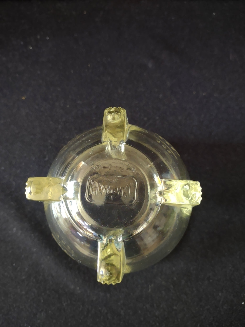 Vintage Glasbake Glass Blender Jar Measuring Cup Footed Base [6172]