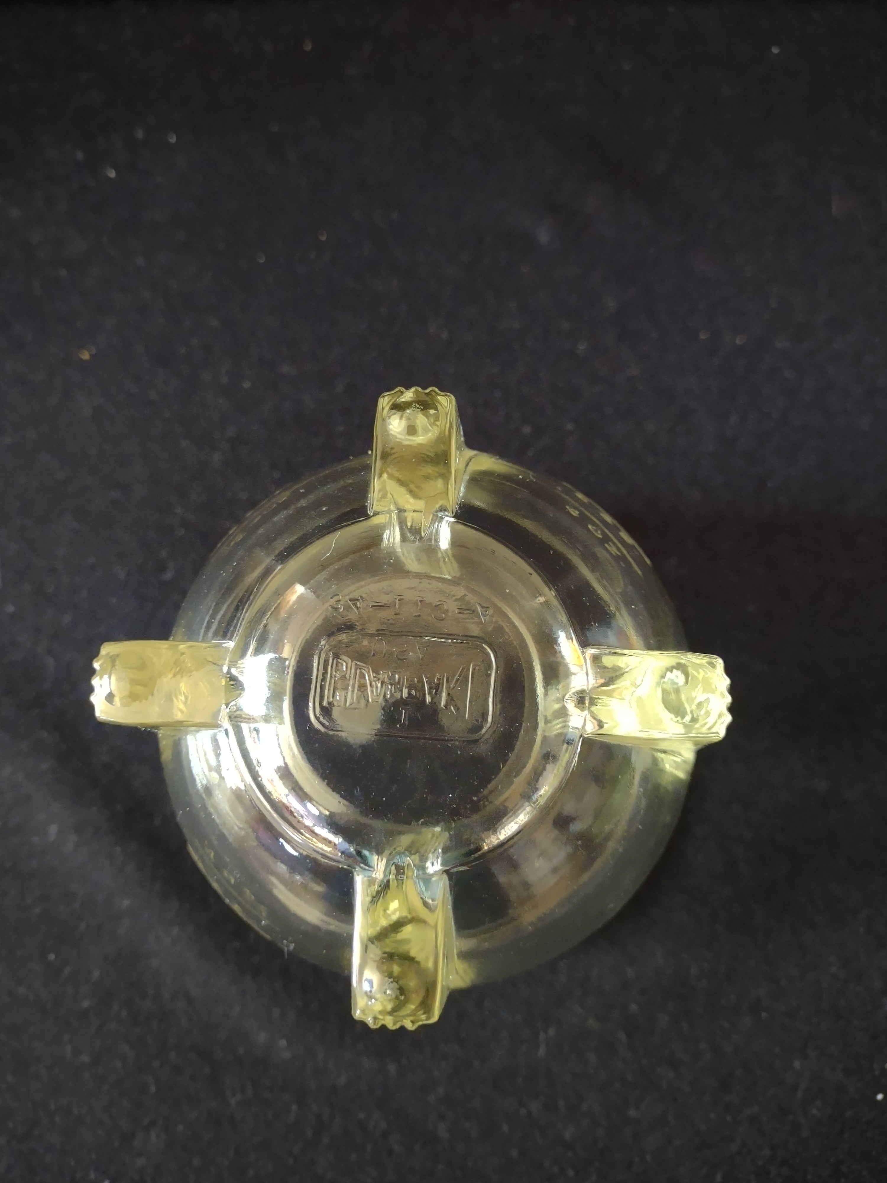 Vintage Glasbake Glass Blender Jar Measuring Cup Footed Base [6172]