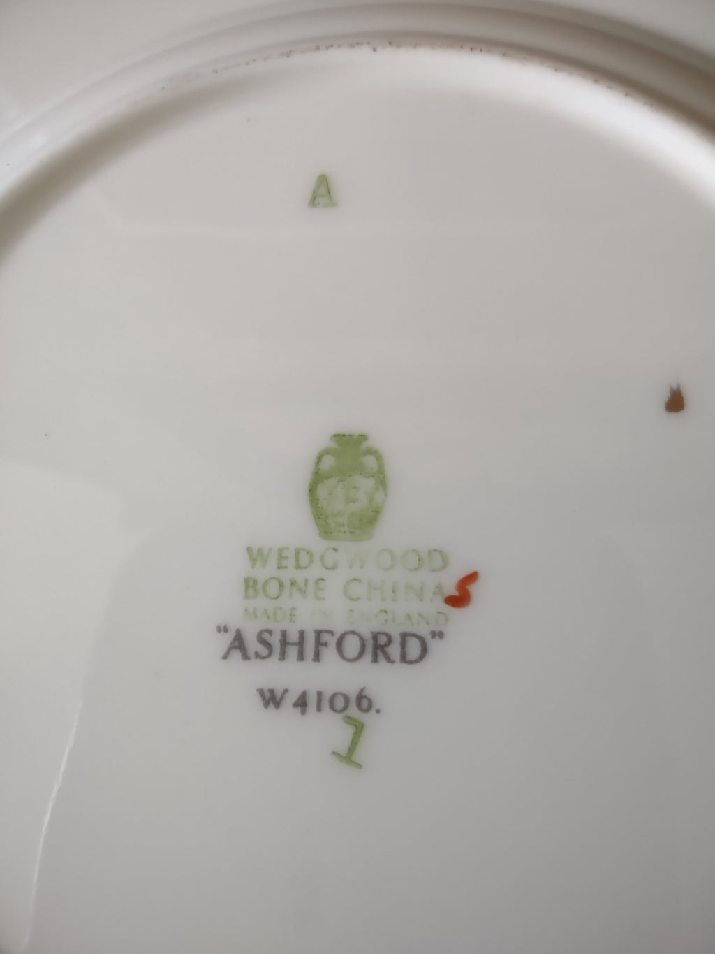 Vintage Wedgwood Ashford Bone China Bread Butter Plates Set of 4 England [6174]