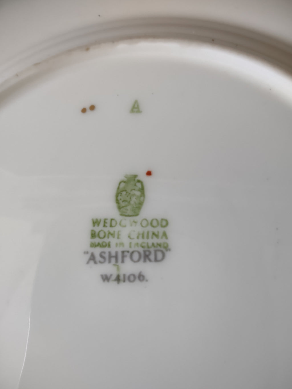 Vintage Wedgwood Ashford Bone China Bread Butter Plate England [6178]