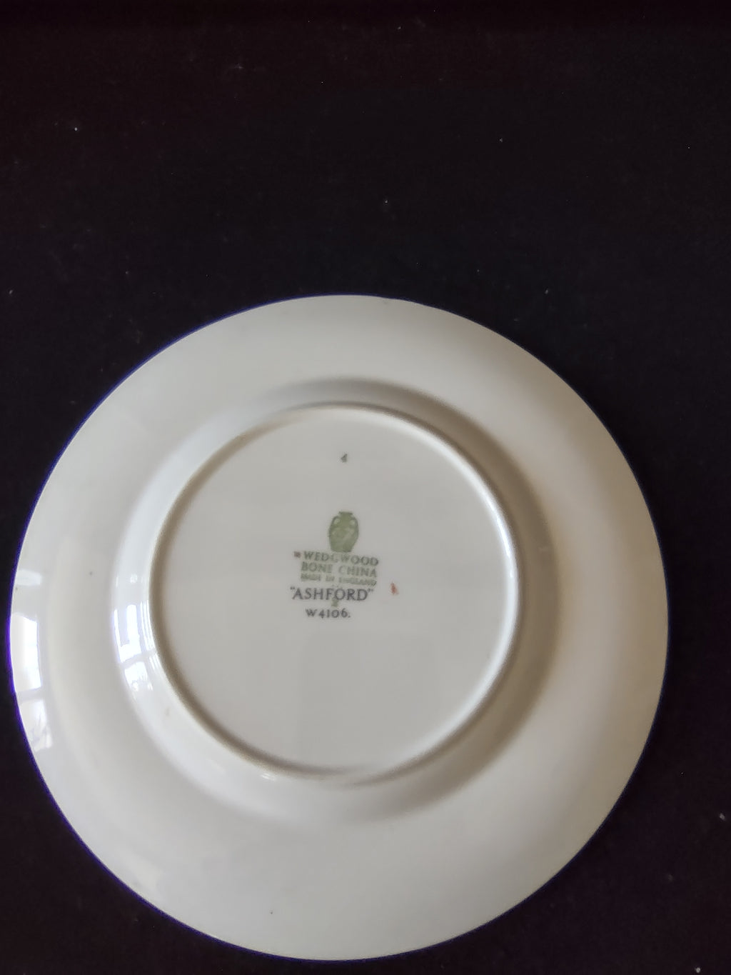 Vintage Wedgwood Ashford Bone China Salad Plates England Set of 3 [6180]